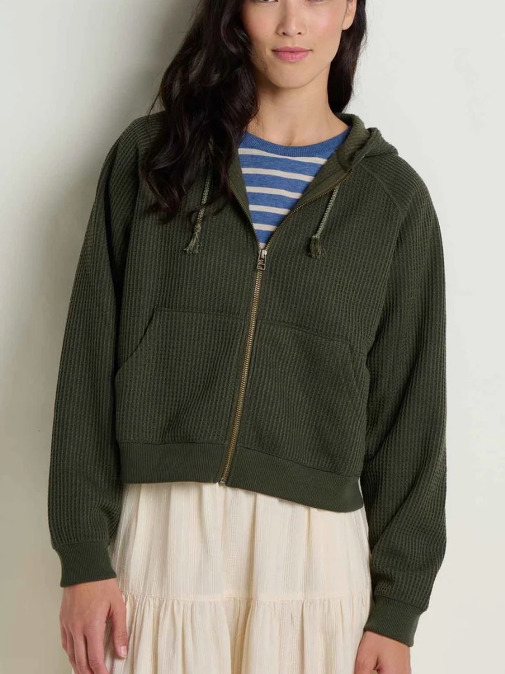 Toad&Co Women's Bitterroot Hoodie Olive Green X-Small XS NEW WITH TAGS NWT